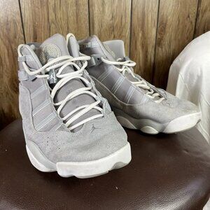 Nike Air Jordan 6 Rings Wolf Grey White Cool Grey 322992-009- Men's Size 13